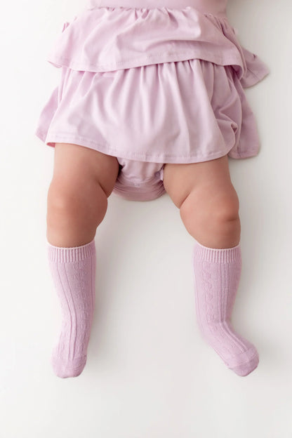 Knee High Socks in Thistle