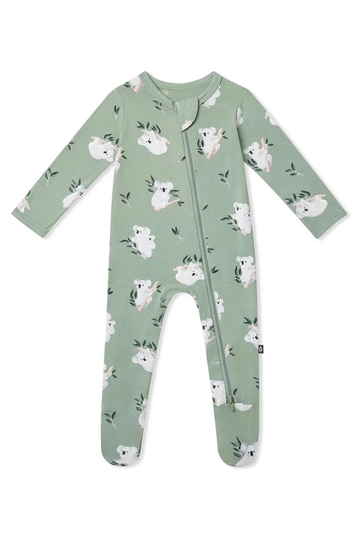 Zippered Footie in Koala