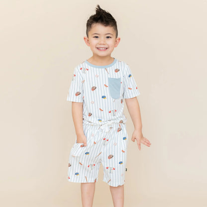 Toddler Crew Neck Tee in Home Run