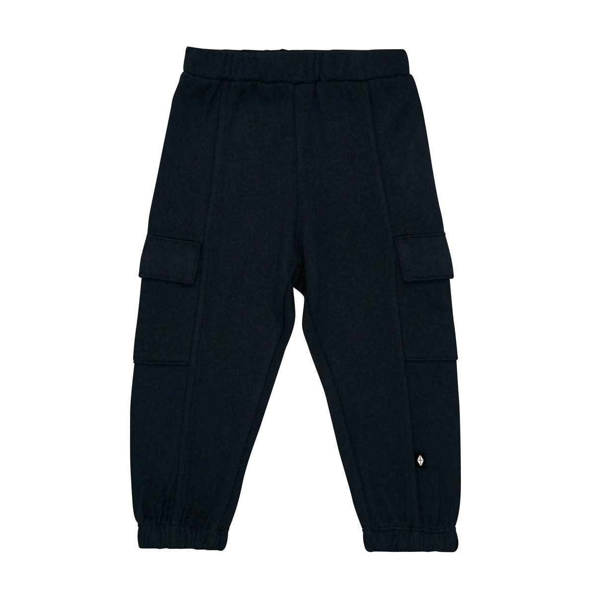 Fleece Cargo Pants in Midnight