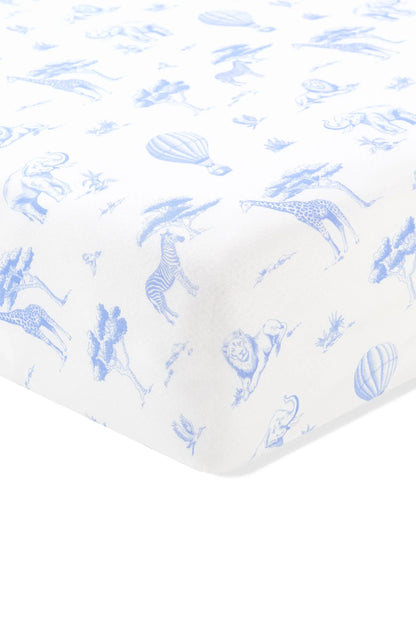 Twin Sheet in Toile Safari