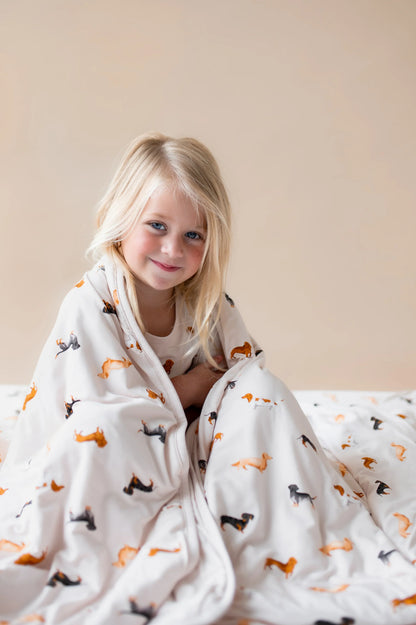 Toddler Blanket in Dachshund 1.0