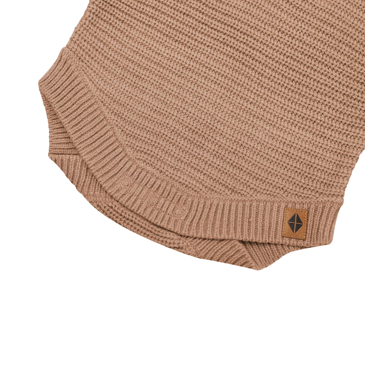 Chunky Knit Romper in Latte