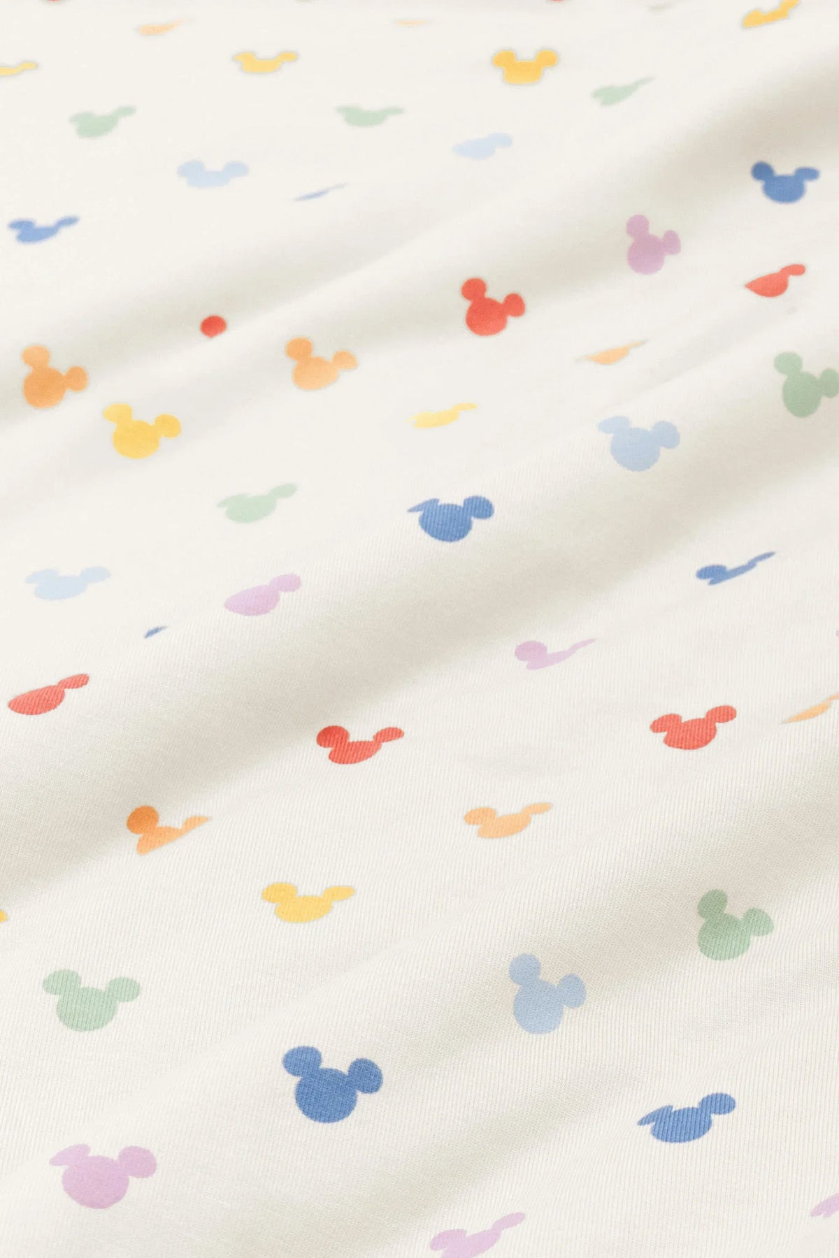 Bubble Romper in Pastel Mickey Mouse