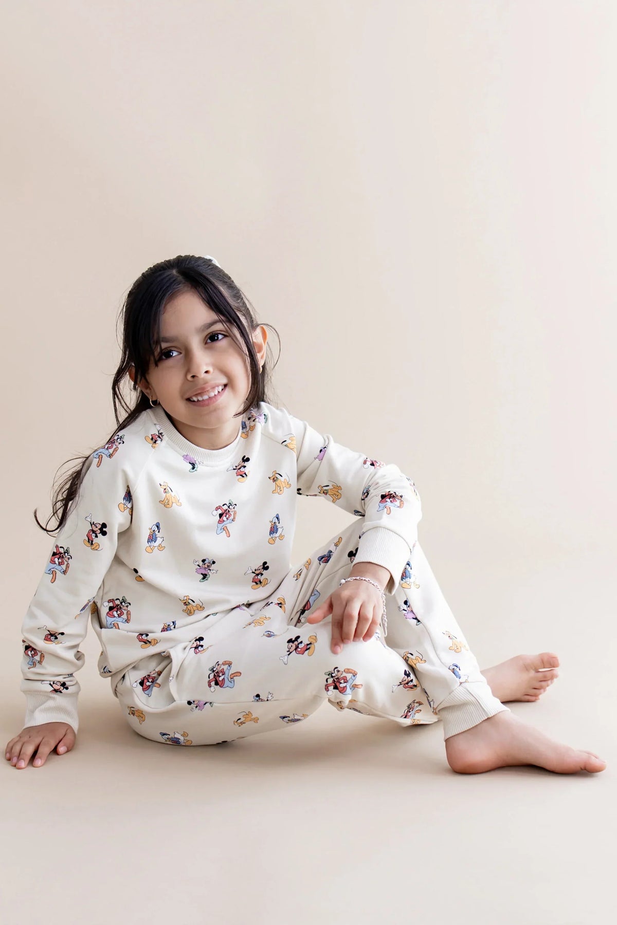 Long Sleeve Jogger Set in Mickey Mouse and Friends