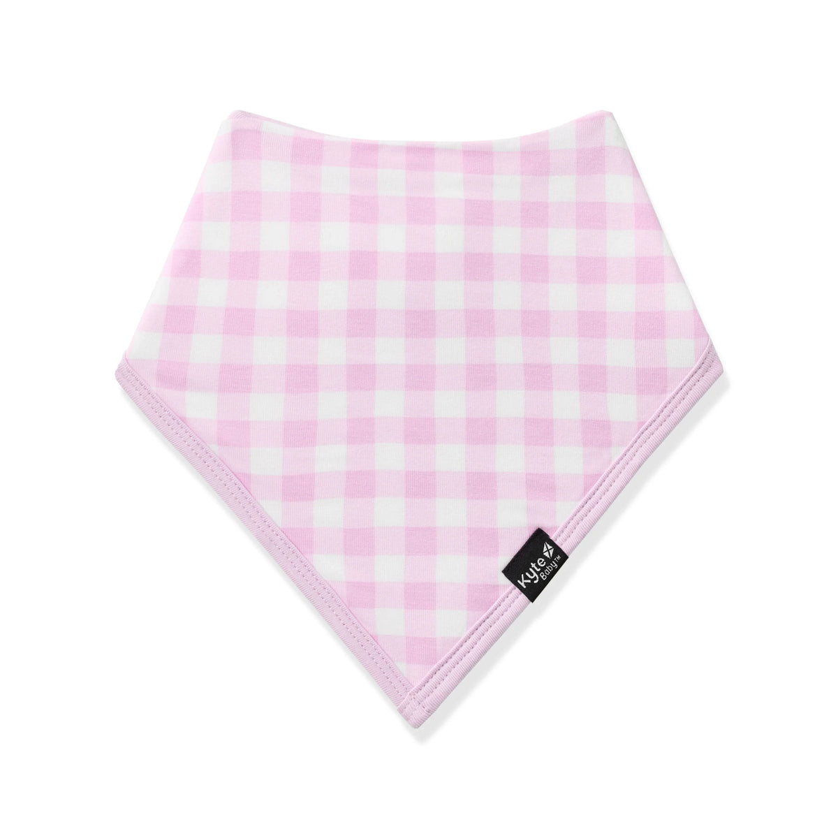 Bib in Gingham Thistle